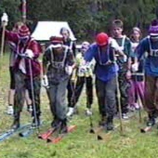 start lyžařské štafety