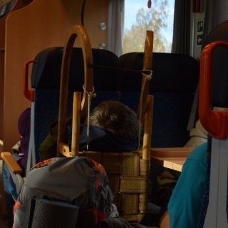 Kája má multiunkční sáňky