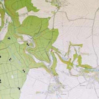 Mapa se stanovišti. Letos zcela profesionální. Jsme na ni pyšni.
