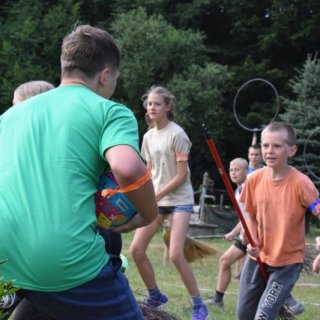 první famfrpálový zápas
