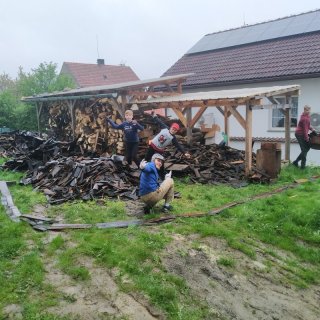 Uskladňování šindelů