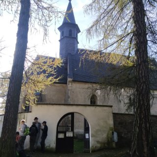 U kostela sv. Kateřiny