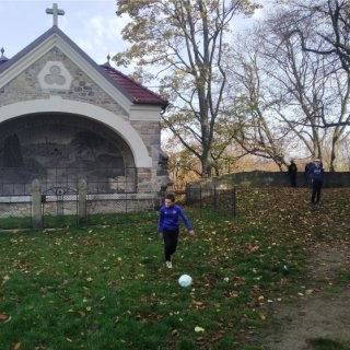 Olivetská hora u jihlavského kostela sv. Jakuba Většího