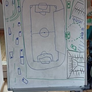 plánek Camp nou