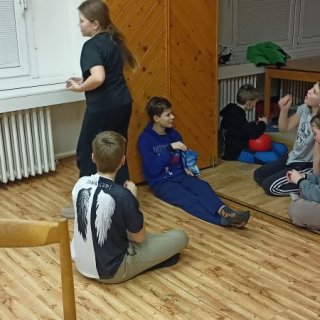 V klubovně