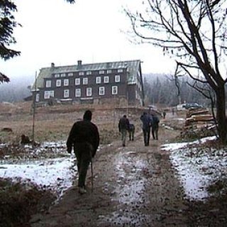 Příchod na Dvoračky