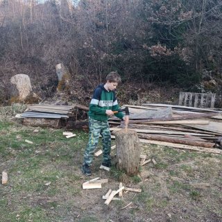 Příprava třísek