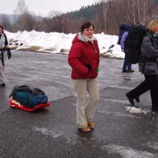 Obyklý konec na Jedlové, bez sněhu.