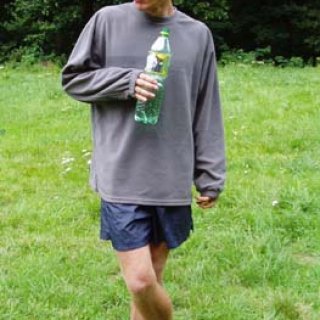 Vítěz relaxuje.