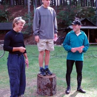Nejlepší tři na stupních vítězů.