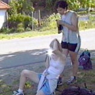Pořizování předešle fotografie.