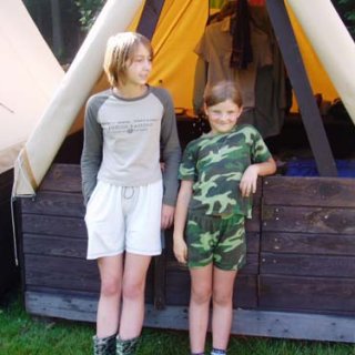 Bodování, nástup před stany