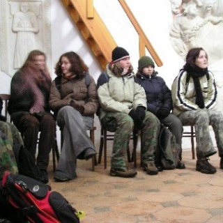 Navštívili jsme kostel sv. Jakuba, kam jsme položili tajemný kámen.