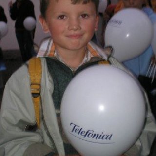 S balónkem.