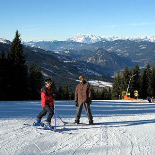 Slon a Ještěr na sjezdovce Schladming-Planai