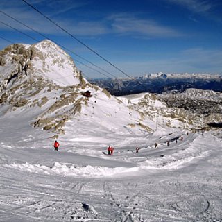 Vlek na ledovci Dachstein