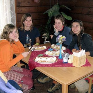 Vrcholová nedělní odměna - palačinky na Špičáku