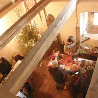 Advent na tvrzi v Malešově zeshora