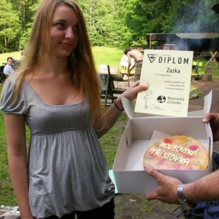Vítězka Třístovky nanečisto. (Zuzka - T. K. Arnika)