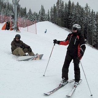 před sjezdem - Reiteralm