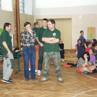 Družstvo Starých pánů na startu