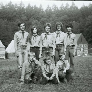Nouzov - Táborové nástupy