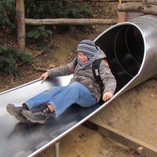 Skluzavka uprostřed ZOO I.