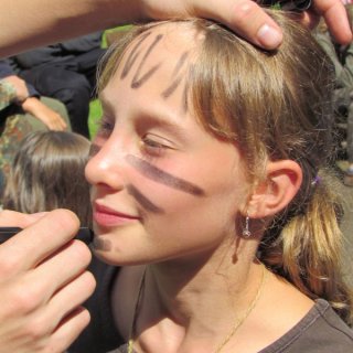 Maskování do lesa