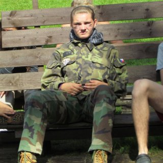 Příprava na hru do lesa