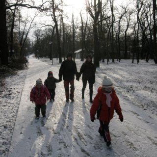 Naše cesta vedla na Kmochův ostrov