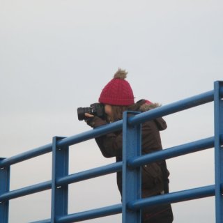 Fotografka v akci