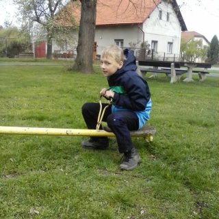 Na houpačce